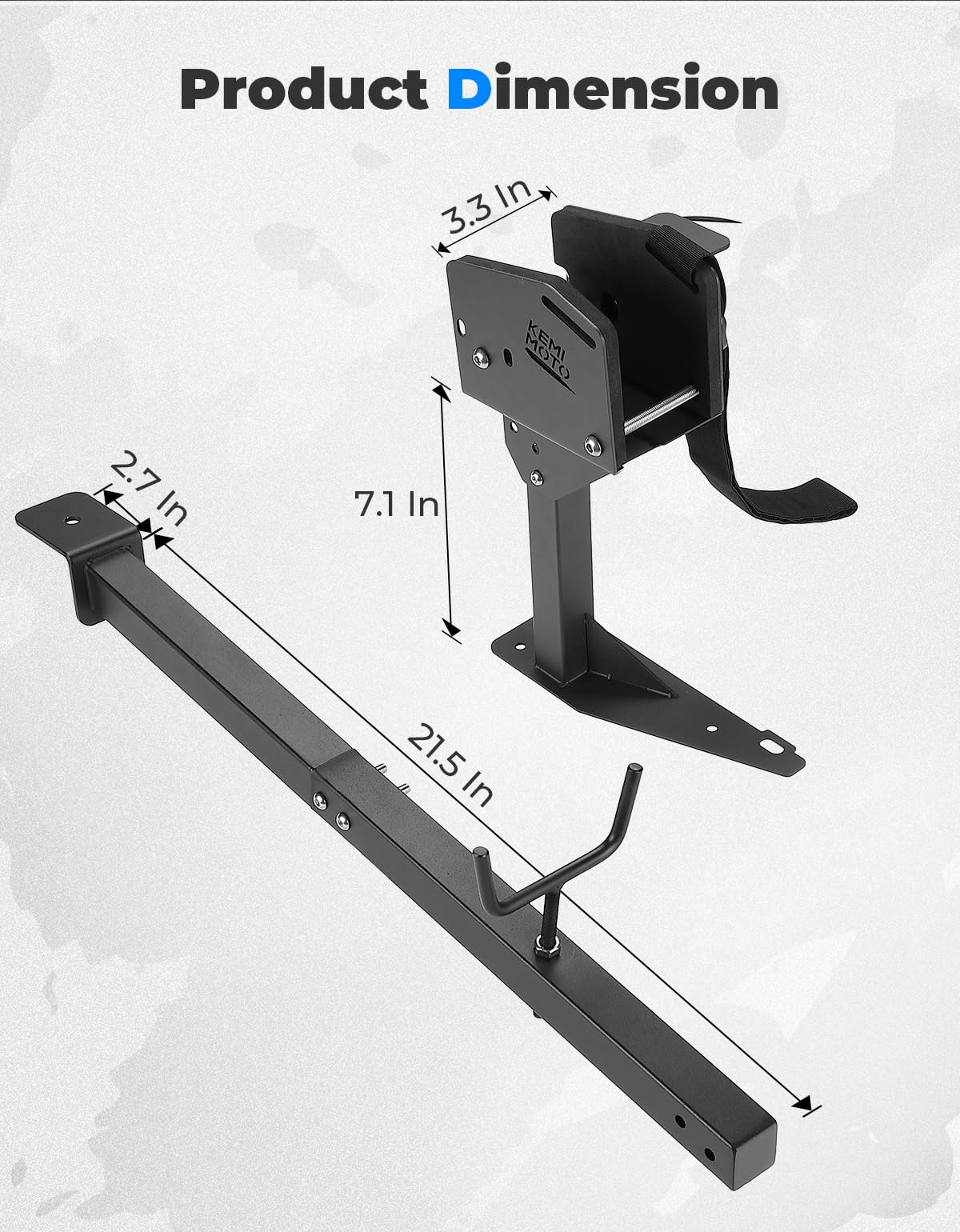 Adjustable Gun Boot Bracket for UTV - Image 7