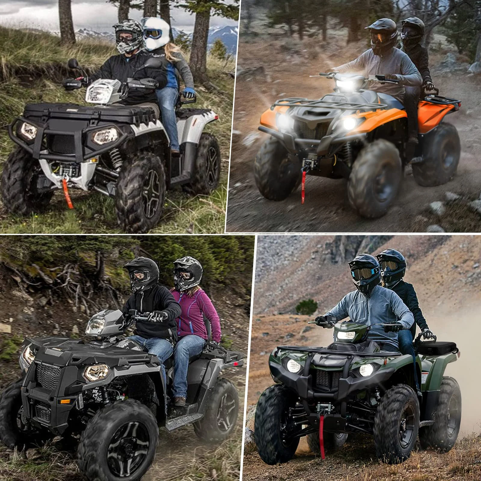 ATV Rack Pad, Four Wheeler Rack Seat Cushion for Passenger - Image 8