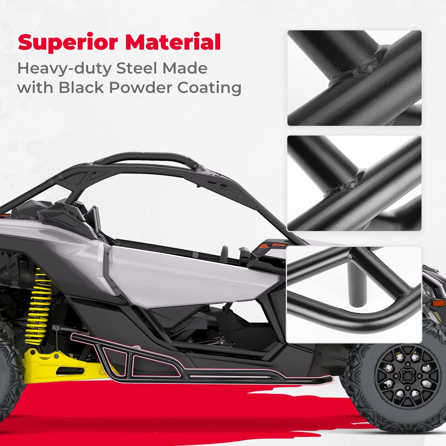 Nerf Bars Rock Sliders for Can-Am Maverick X3 2017-2026 - Image 3