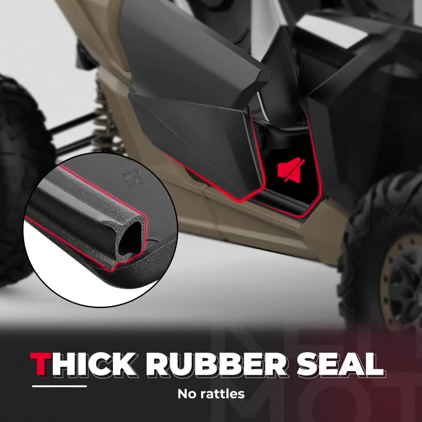 Front Lower Door Inserts & Console Storage Bag For Can-Am Maverick X3 - Image 8
