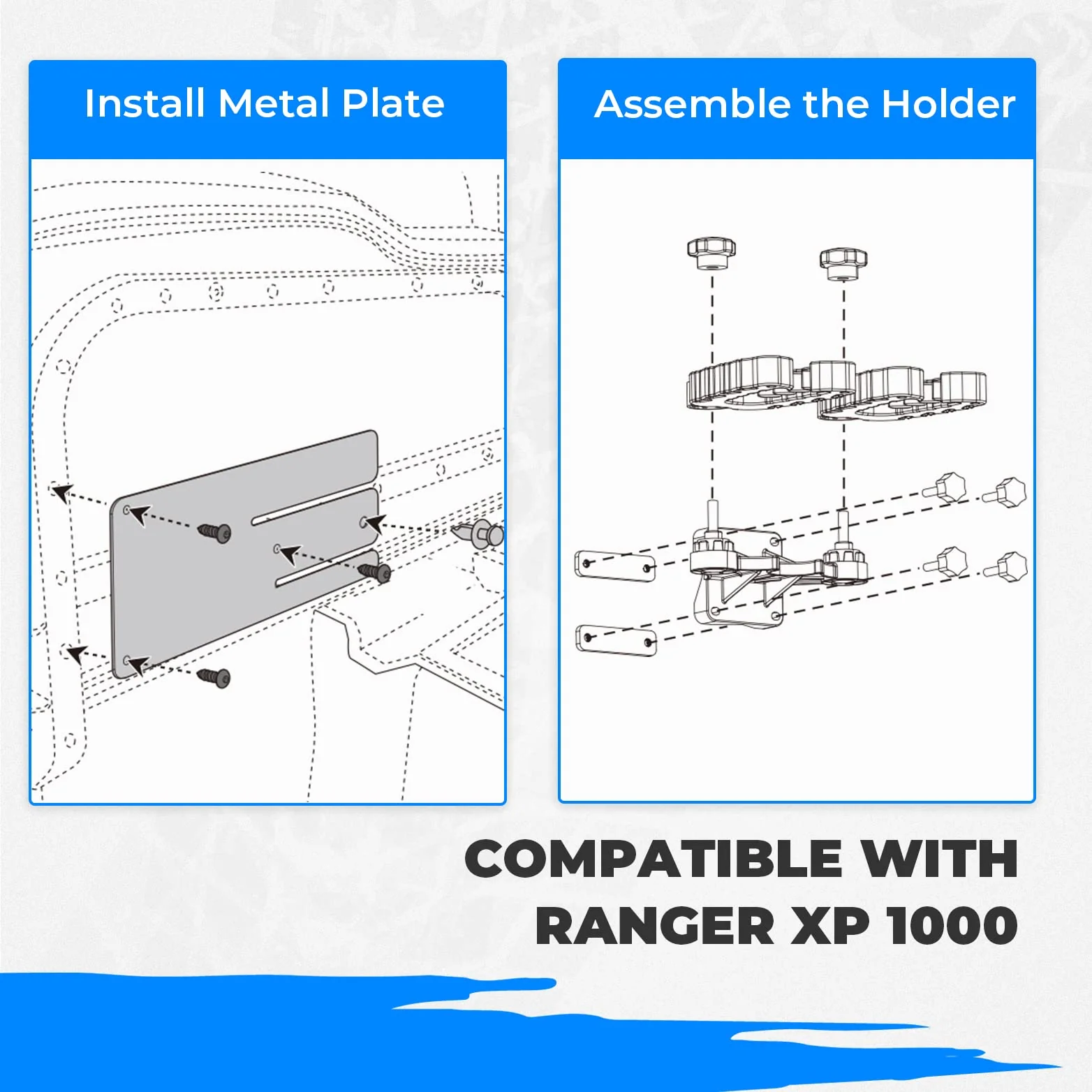 Gun Holder Rack For Polaris/ Can Am/ Honda/ Kawasaki - Image 5