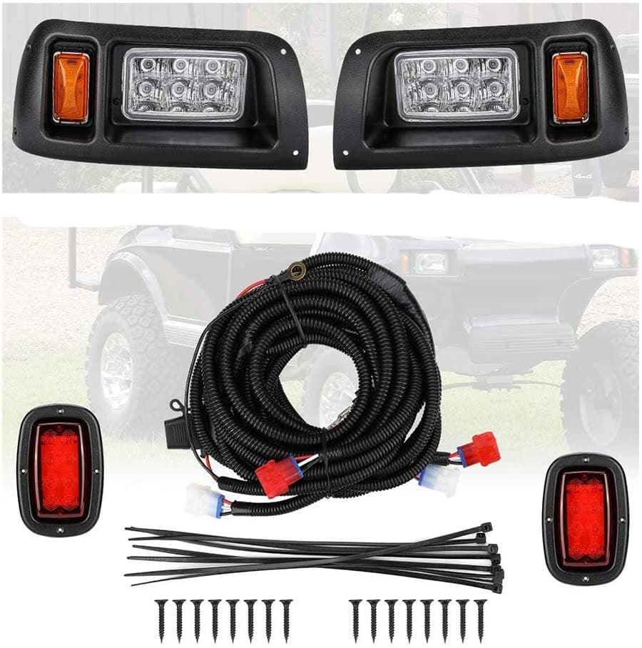 12V LED Headlight & Tail Light Kit for Gas & Electric for Club Car - Image 3