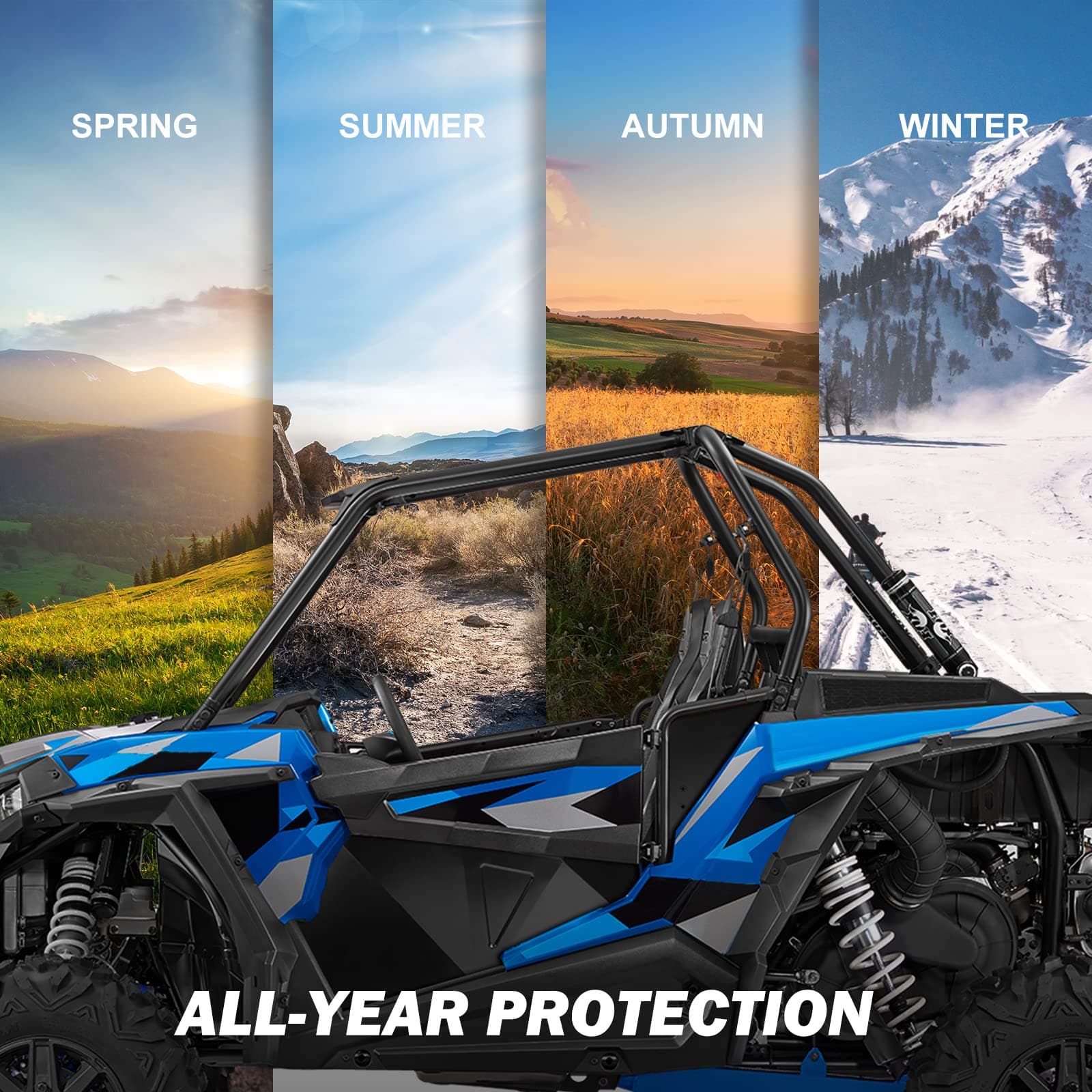 Lower Door Panel Inserts for Polaris RZR S 900/S 1000/XP 1000/XP Turbo - Image 6