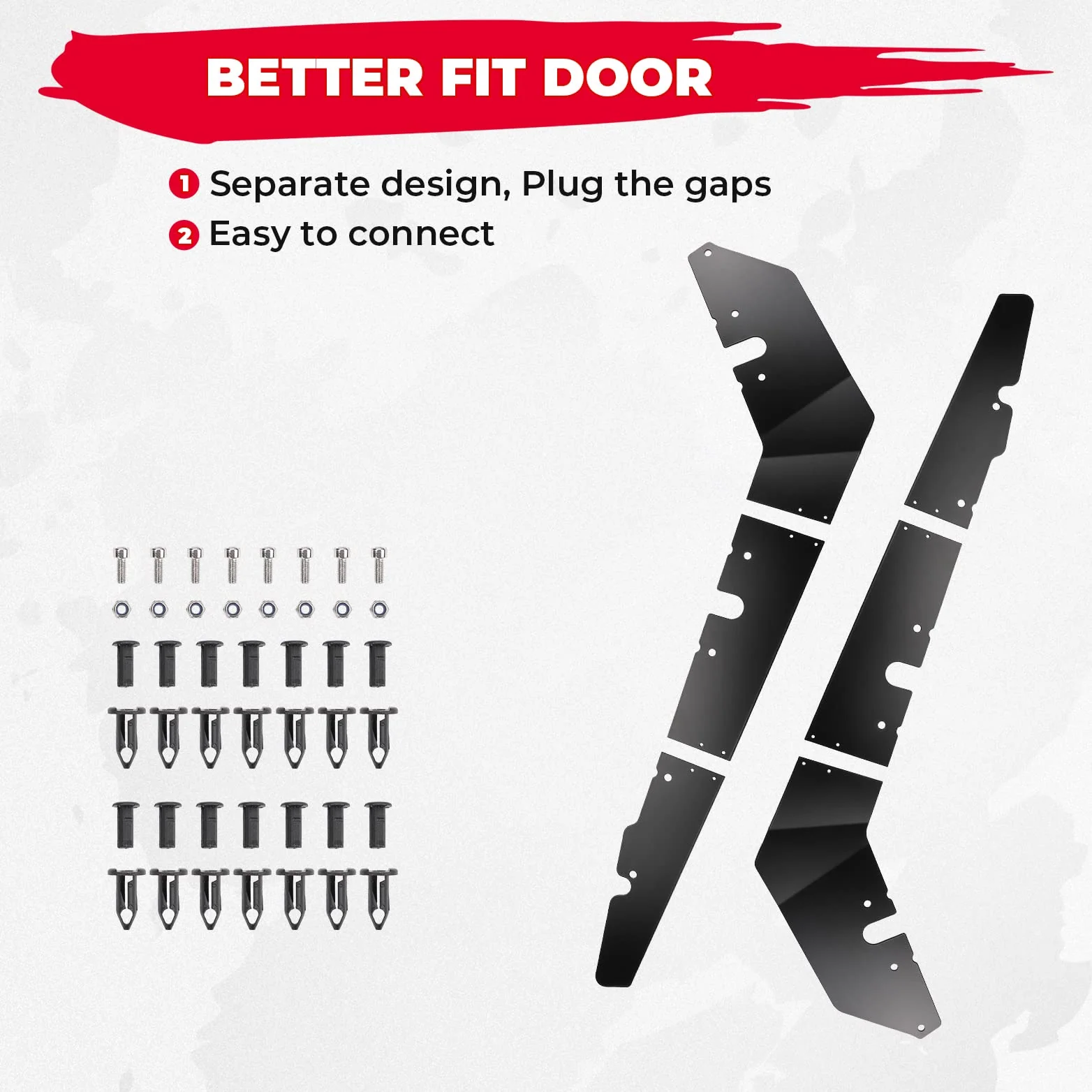 Lower Door Panels Insert Kit for Polaris RZR PRO XP 2020-2024 - Image 4