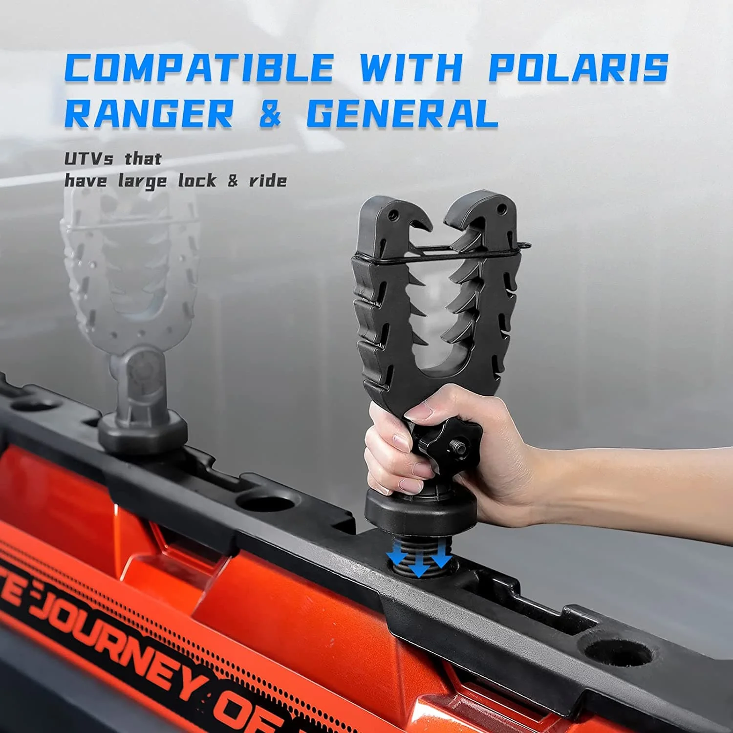 UTV Tool Rack Fit Polaris Ranger/ General - Image 4