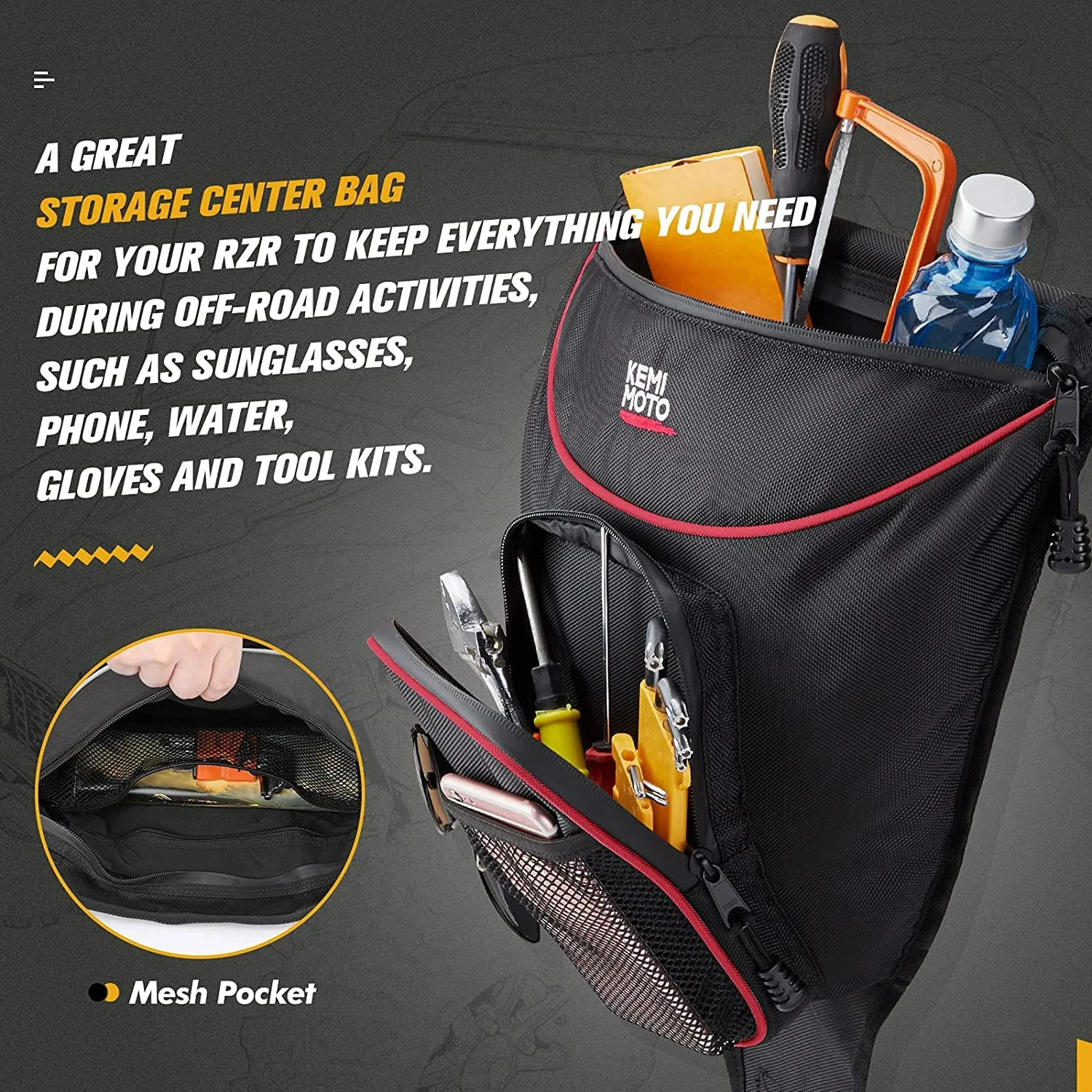 Storage Bag Set (5 PCS) for Polaris RZR - Image 4