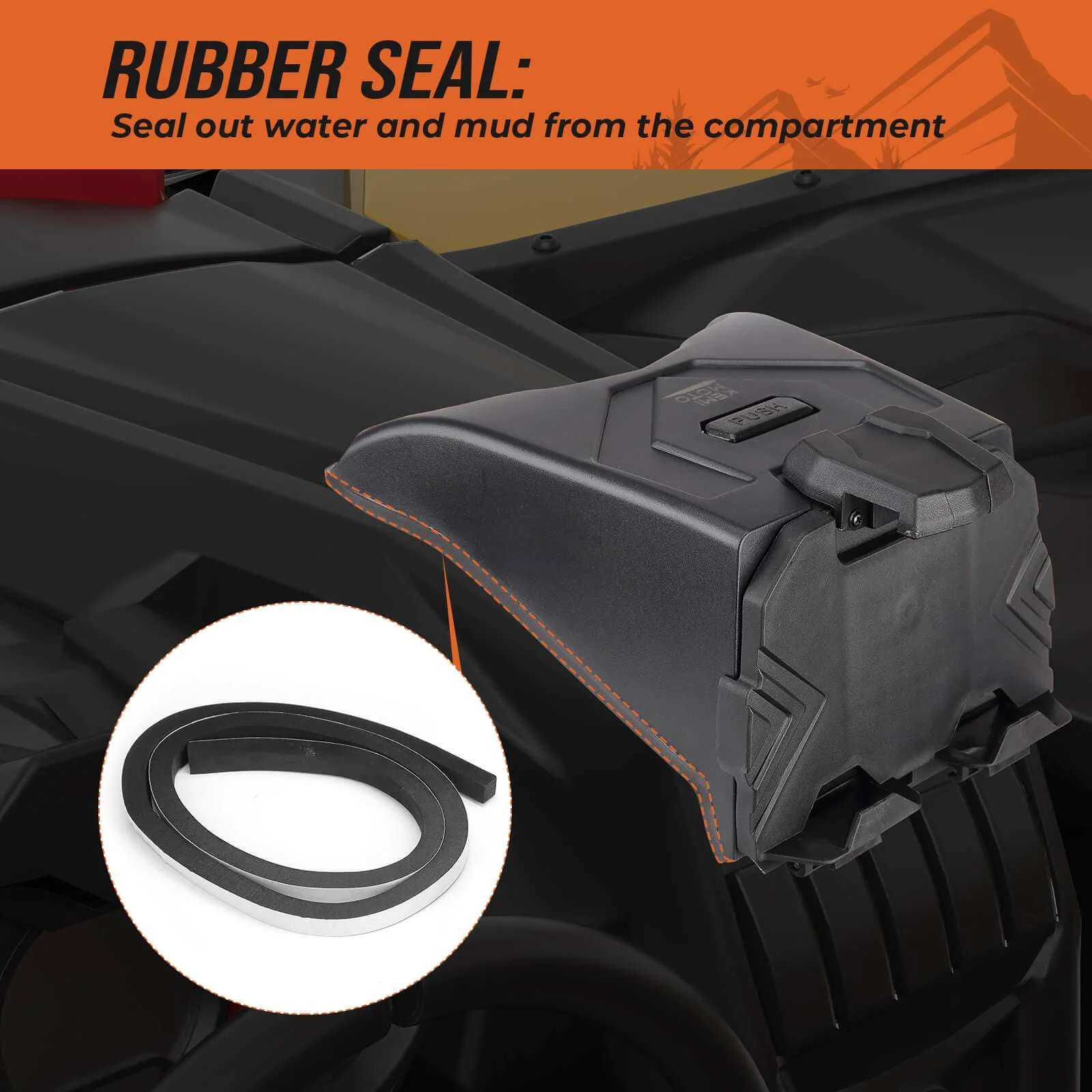 Tablet Holder & Front Lower Door Inserts Fit Can-Am Maverick X3 - Image 6