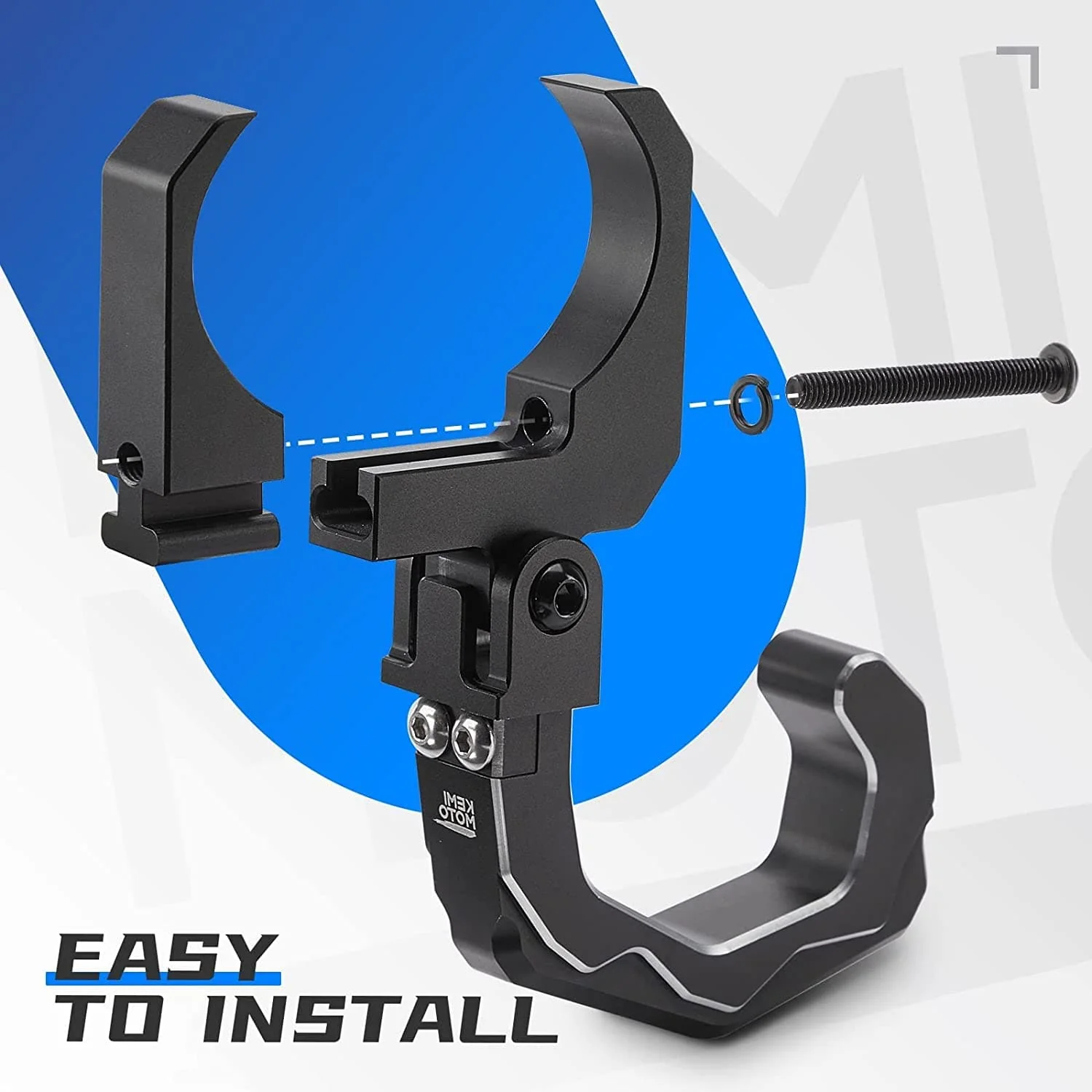 UTV Roll Cage Helmet Hook fit 1.6"-2" Roll Bar for Polaris, Can-Am, Kawasaki - Image 7