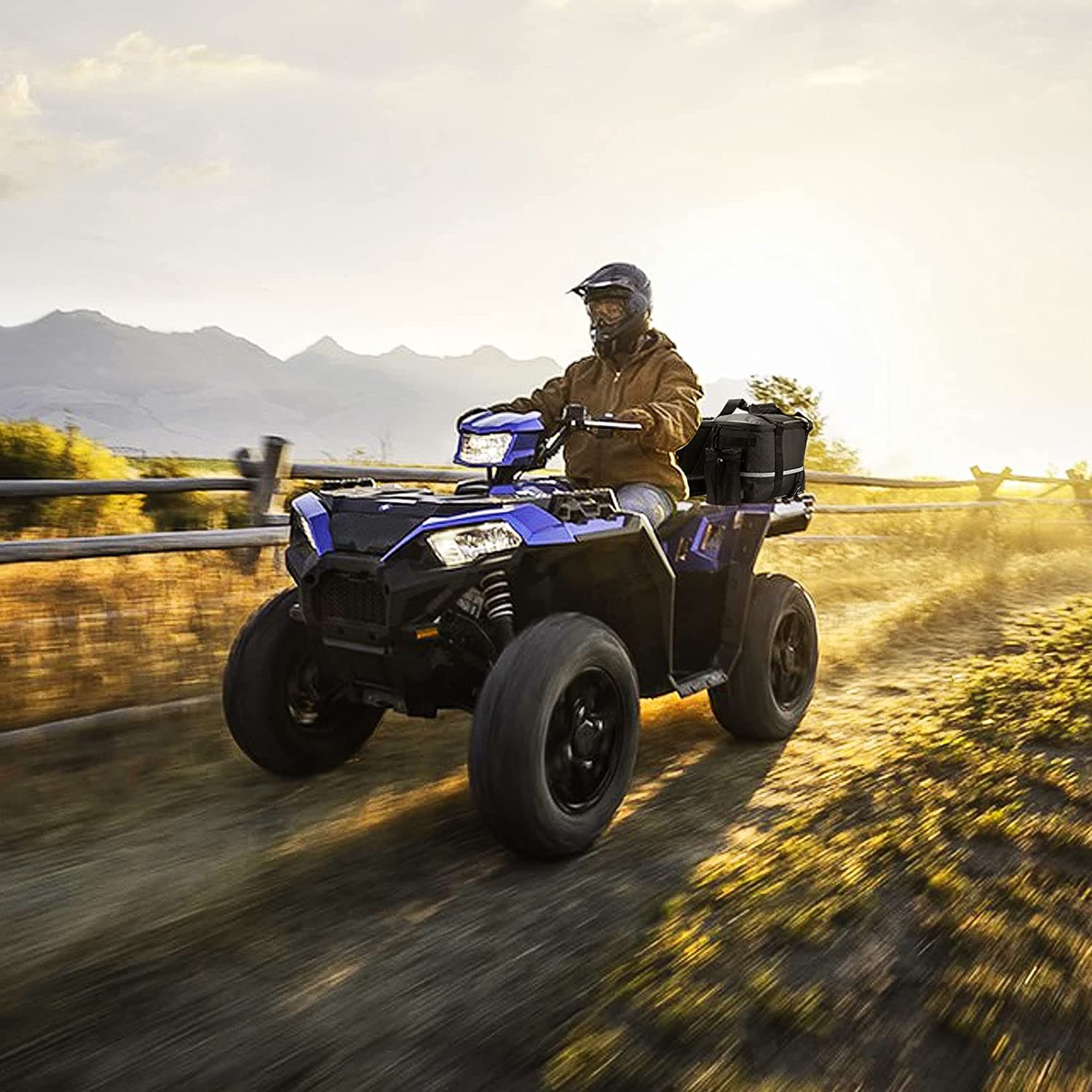ATV 59L Rear Cargo Bag for Polaris Sportsman Rancher Fourtrax Outlander - Image 7